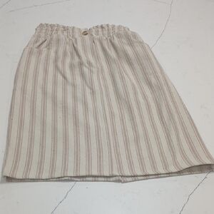 Striped Beige Skirt